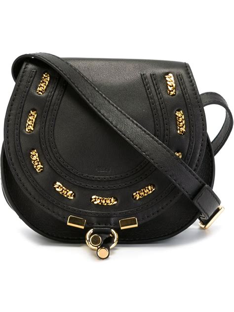 chloe mini black bag|chloe cross body bag small.